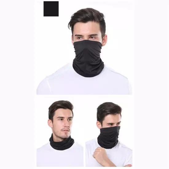 Elastic Face Masks Cooling Covering Breathable Neck Gaiter Bandana Wicking Scarf