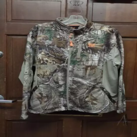 REALTREE XTRA Full Zip Softshell Camo Jacket Men's Size XL NWT Bushmaster