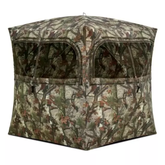 Barronett Grounder 350 Lightweight Pop Up Ground Hunting Blind, Woodland Camo