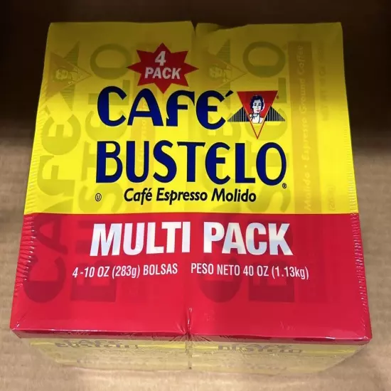 pack of 4 Cafe Bustelo Espresso Ground Coffee, 10 oz each