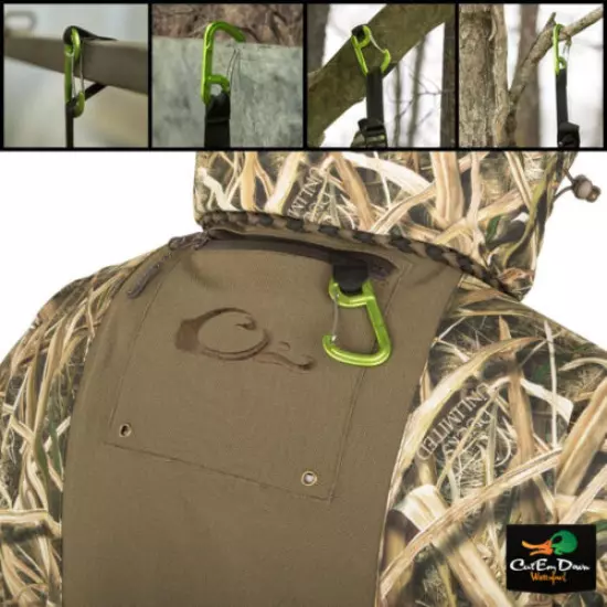 DRAKE WATERFOWL GUARDIAN ELITE LAYOUT BLIND JACKET INSULATED FULL ZIP COAT