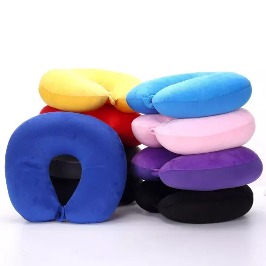 U-shaped Pillow Head Rest Neck Support Neck Pillow Travel Foam Pillow Memory US