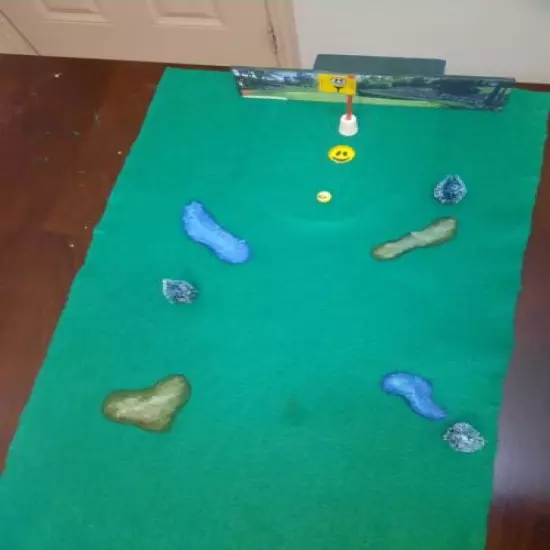 Miniature Indoor Golf Putting Family Game