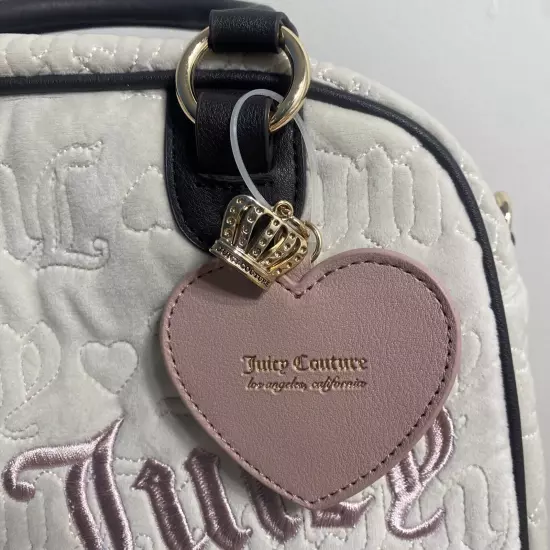 JUICY COUTURE Vintage Dreams Satchel Bag Angel white Chocolate BNWT & Beautiful 