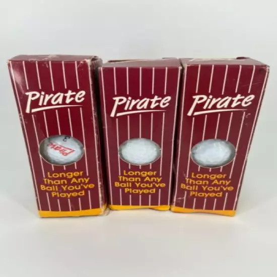 3-Pirate High Performance 3Golf Balls Sleeve Genuine Cayman Golf Co USGA Illegal