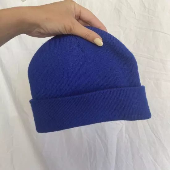 Apple Tech Company Embroidered Beanie Blue OS