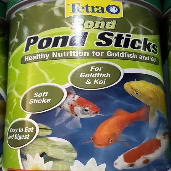 8 Pack Tetrapond Pond Sticks 3.53 Ounces, Pond Fish Food, for Goldfish and Koi