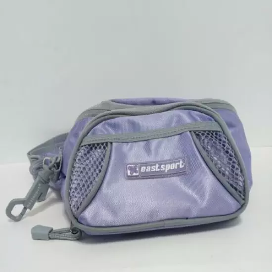 Lavender Eastsport Fanny Pack Waist Hip Bag Metallic Purple Hiking Travel NWOT