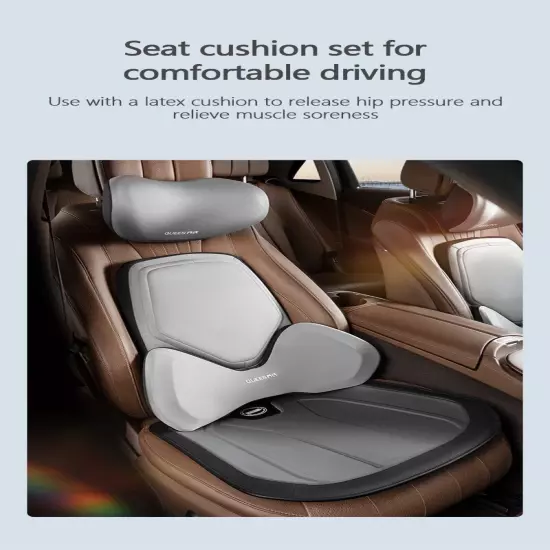 Car Headrest Pillow Auto Neck Cushion Car Back Lumbar Waist Pillow Head Support