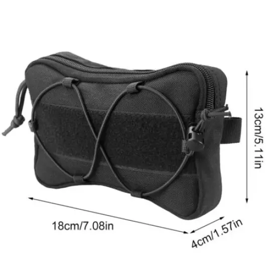 Tactical Molle Pouches Compact EDC Tool Bags with Straps Waist Pack Medical Bag