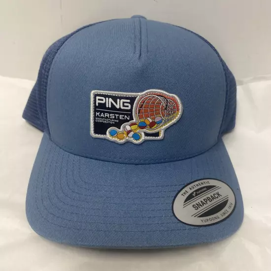 NEW PING Buckets Trucker Snapback Golf Hat Cap - Slate