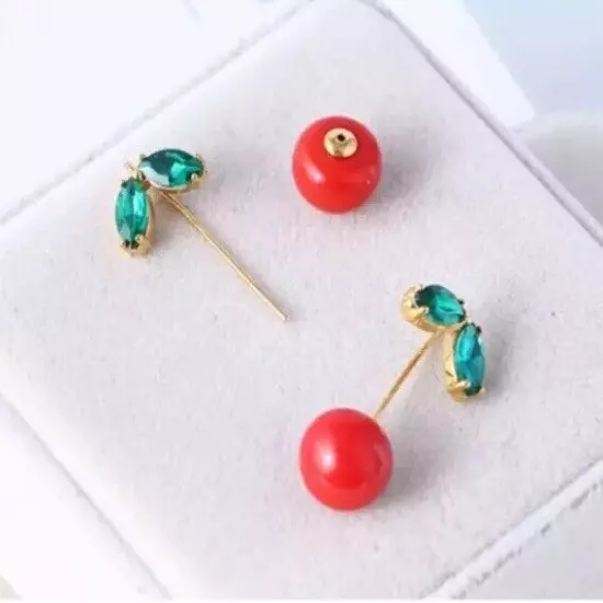 Kate Spade New York Red cherry Lovely Earrings