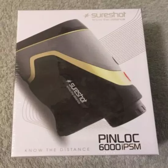 NEW!!! Pinloc 6000 IPSM Grey/Gold Accents Range Finder