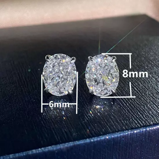 Cute Cubic Zircon 925 Silver Filled Stud Earring Women Wedding Jewelry Gift