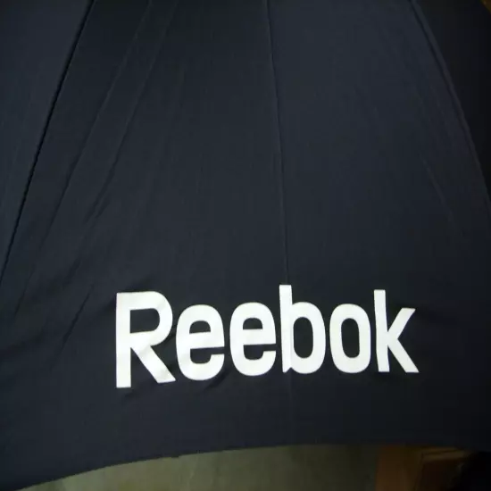 REEBOK Sports Athletic Wear - Branded 52" Umbrella 10J101 - 100% Polyester - NOS