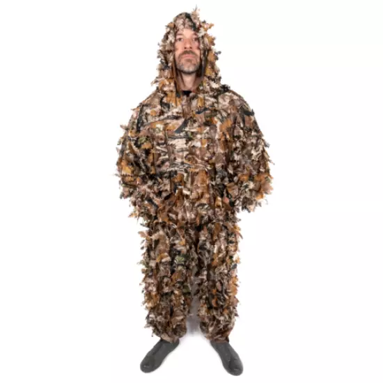 Arcturus 3D Leaf Ghillie Suit (Fall Forest) Hunting Jacket & Pants Set