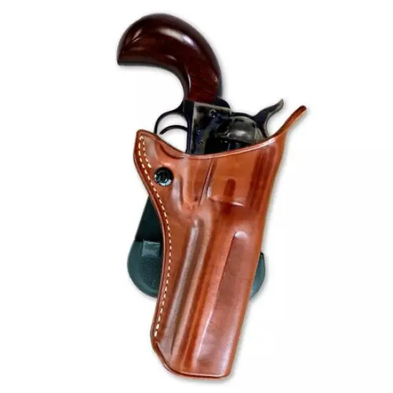 Leather OWB Paddel Holster, Uberti Cattleman 1873, 38 Special 3-1/2’’BBL #1838#