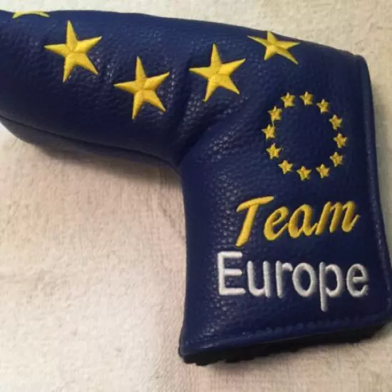  Special Ryder Cup Limited Edition Blade Putter Head Covers, Team Europe