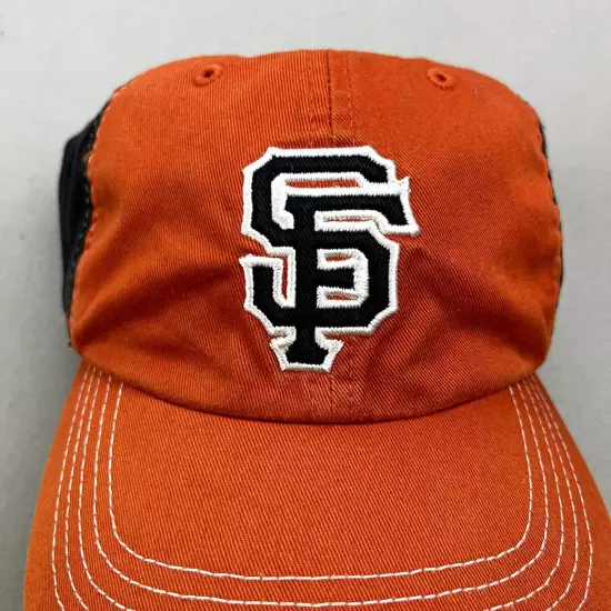 San Francisco Giants Hat Cap Strapback Orange Baseball MLB SF Logo Adjustable