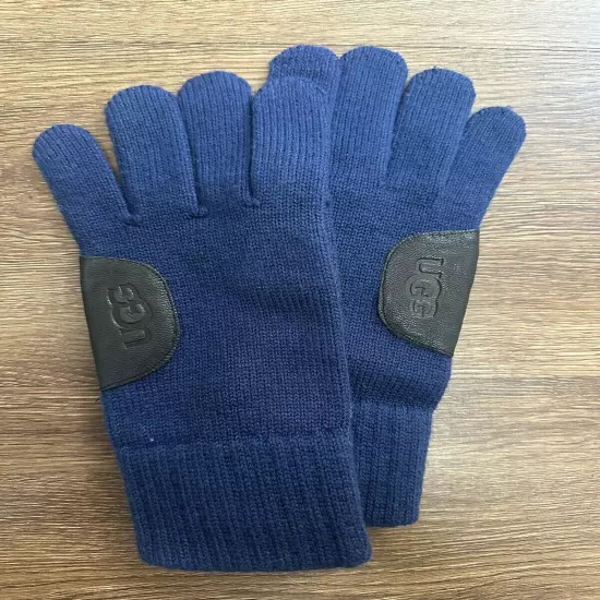 Ugg Knit And Leather Gloves