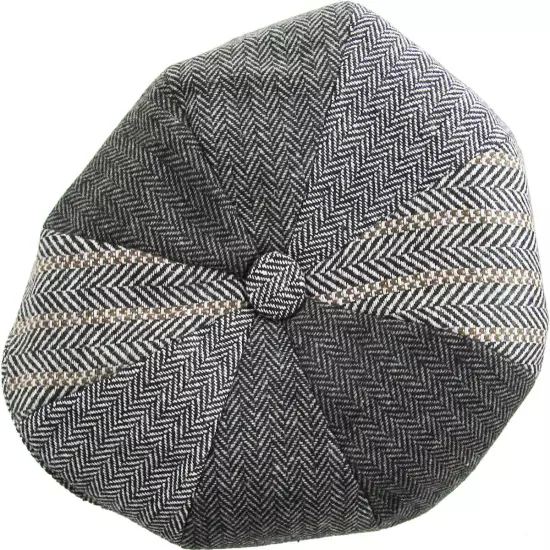 Mens Ivy Hat Golf Driving Ascot Winter Flat Cabbie Newsboy