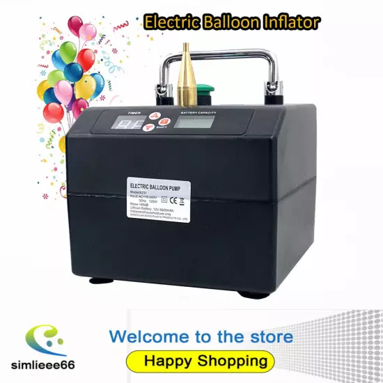 Portable Electric Balloon Pump Inflator Party Air Blower Electric Machine