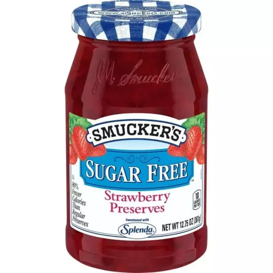 Smucker's Sugar Free Strawberry Preserves with Splenda Brand Sweetener, 12.75 Ou