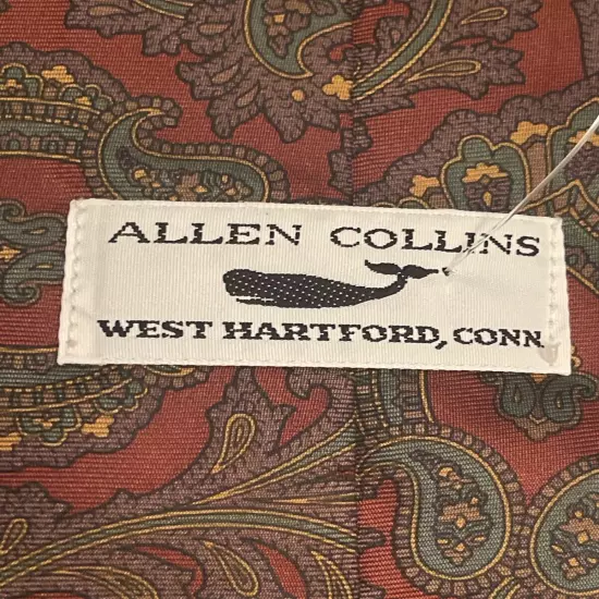 Allen Collins West Hartford, Conn John Comfort London 100% Silk Made In England