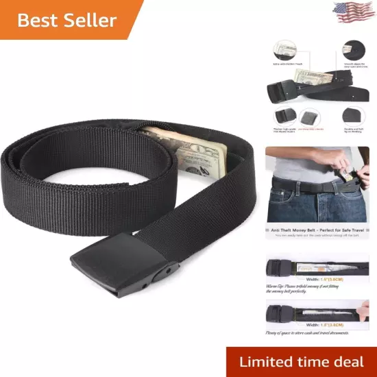 Hidden Money Belt - Anti-Theft Travel Wallet with Easy Access & Storage