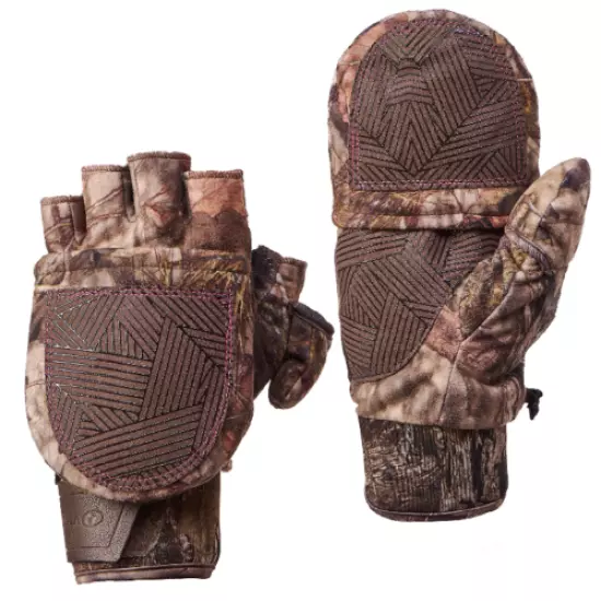 L/XL Woman's Pop Top Mossy Oak Break-up Country Glomitts Gloves Scent Control :)