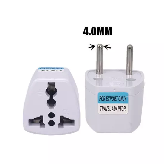 Universal Travel Adapter Uk/us/au to Eu Plug 2 Pin Power Socket Converter 250v