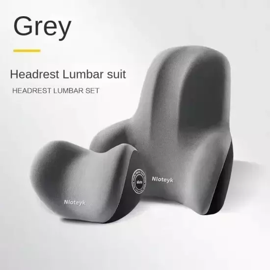 Car lumbar headrest car neck pillow car cushion backrest lumbar support pillow