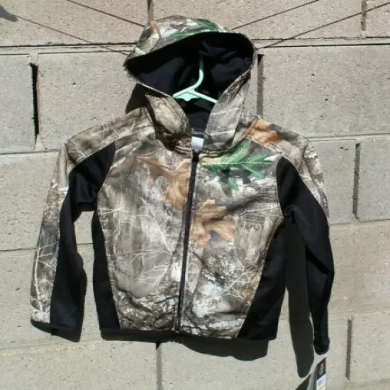 Under Armour Hunting hoodie sweater Size 7 ysm 8 green brown boy girl offer New 