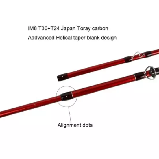 Fly Nymph Trout Fishing Rod Pole IM8 carbon Fiber Hard 4 Sections Cordura Tube S