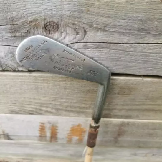 vintage antique hickory golf club R. W. Beale 2 Iron RH Golf Club