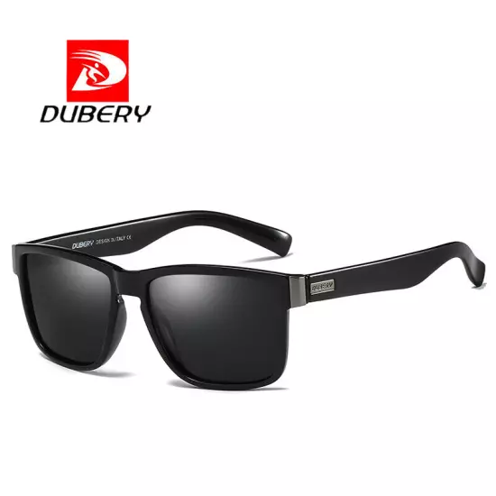 DUBERY Men Women Polarized Sport Square Sunglasses Driving Fishing Glasses UV400