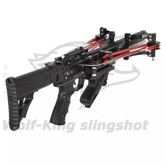 Very Powerful Slingshot Rifle Semi Automatic Wolf King Updated Not assembled