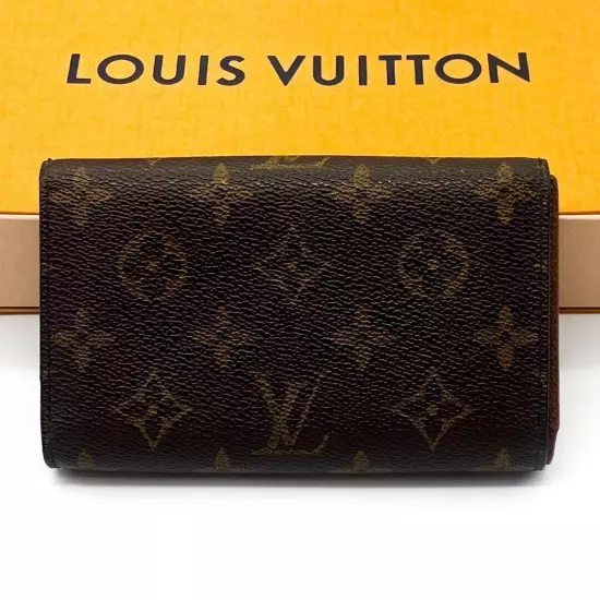 Louis Vuitton Monogram Porte Monnaie Tresor Bifold Wallet