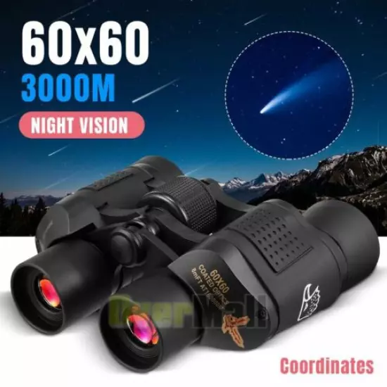 Telescope 60X60 Binoculars 30000M Outdoor Hunting Optical Night Vision Binocular