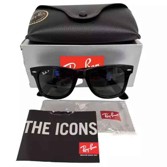 Ray-Ban 2140 Justin Men's Sunglasses For Unisex Adult Black Glasses New In Box