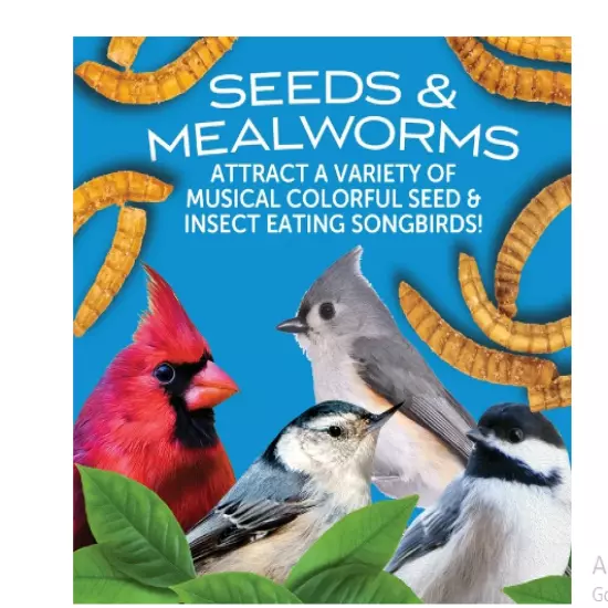 Pennington Select Birder's Mealworm Blend, Dry Wild Bird Seed and Feed, 10 lb.