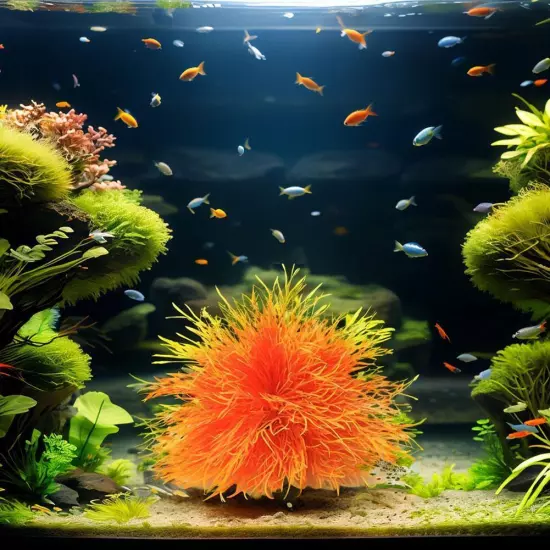 Fish Tank Landscape Decoration Artificial Aquatic Plastic Plants Aqua