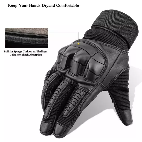 Tactical Work Gloves Touchscreen Gloves Protection Palm for Paintball Training