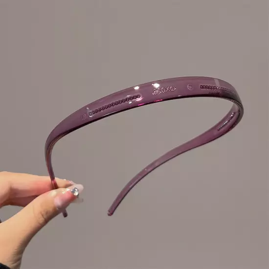 Sunglasses Shaped Headband Plastic Transparent Non-slip Hair Hoop Hair Tool