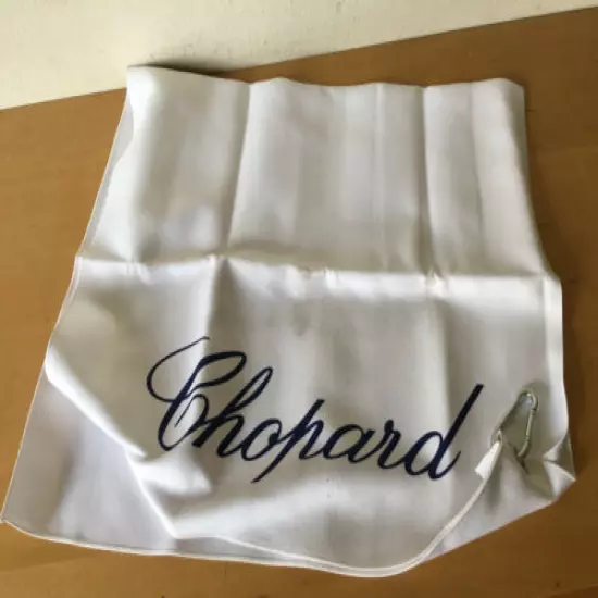 New - Golf Towel Chopard Of - White Colour - 15 3/8x26 13/16in