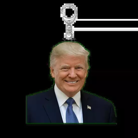 Trump Keychain | Patriotic Accessory | Political Souvenir