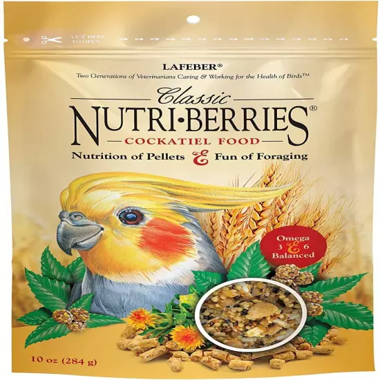 Nutriberries Original Cockatiel 2 pk 10 oz