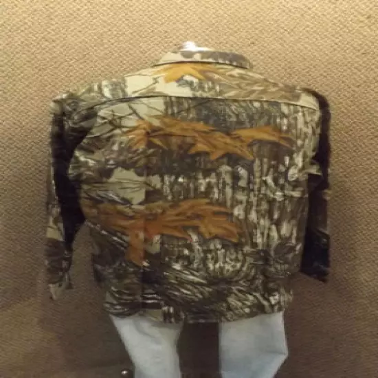 Vtg NEW Walls Realtree Camo Hunting Shirt Whisper Soft Cotton Sz Med USA Made