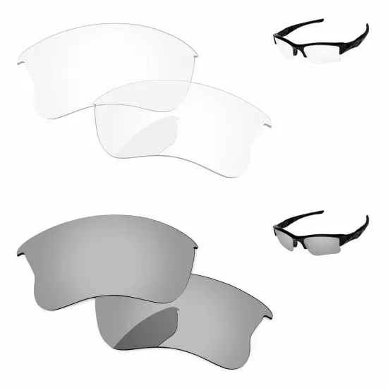 Lensology Polarized Replacement Lenses For-Oakley Flak Jacket XLJ Multi-Options