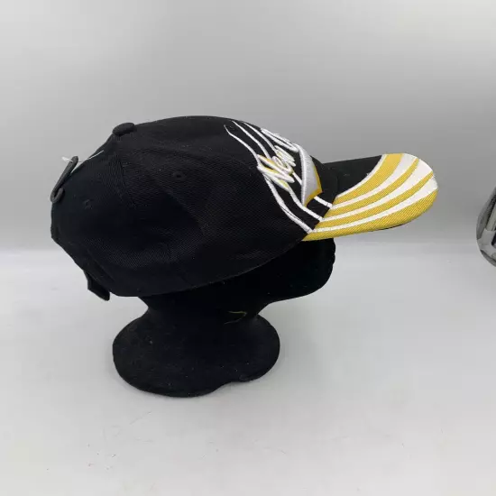 New Orleans Black White Yellow Adjustable One Size Fits Most Cap